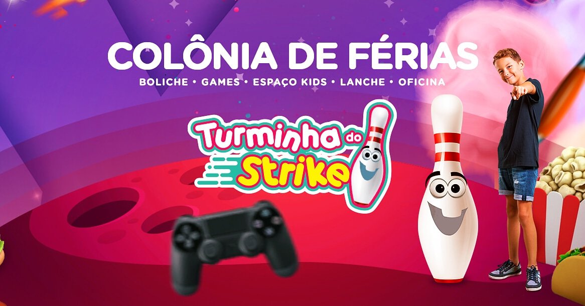 COLÔNIA DE CARNAVAL YEX BOLICHE 🎳🎈🎊🤹‍♂️🎉🎪🤹‍♀️

👉 Tragam seus filhos para 🎉Colônia de Carnaval🎭 

🎳Tem boliche
🎮 Games
👶 Espaço kids
🍔 Lanche

🎟️ Sócio ADC EMBRAER $50.00
🎫 Não Sócio $60.00

📣 RESERVAS
☎️  12.3207-2415

YEXBOLICHE.COM.BR
ADCEMBRAER.COM.BR