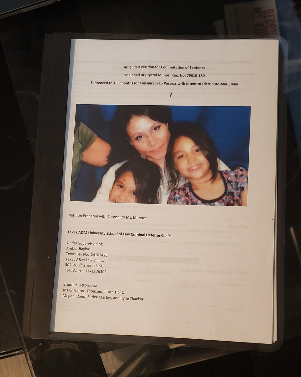 WOW‼️JUST WOW‼️

Just found out the clemency petition of Crystal Munoz  that Amy Cando and I were working on with Professor Amber Baylor and her students at Texas A&amp;M was granted by President Trump.