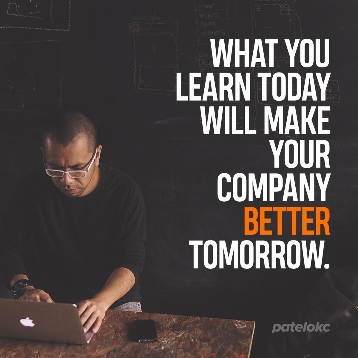 Ppatelokc's tweet photo. What are you reading, listening to or watching that is helping you grow your business? https://t.co/GvDA4U0E2r