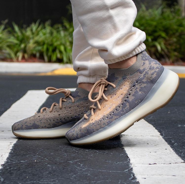 yeezy boost 380 mist on feet