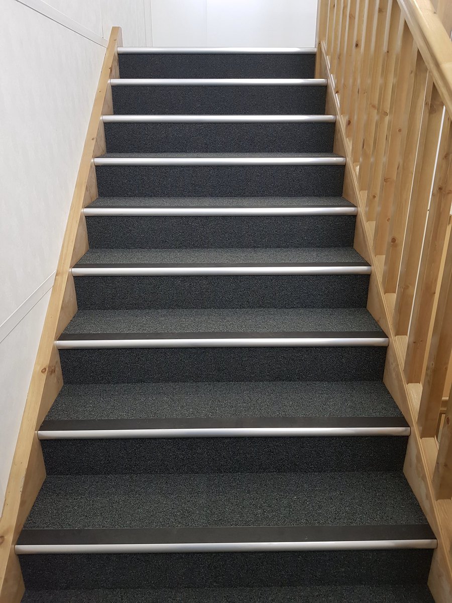 monflooring's tweet photo. A small project completed ✅ today for our client in #cramlington featuring @Flooring_CFS Modena tiles and Nosings by @QuantumFlooring #ContractFlooring #FlooringContractor https://t.co/azKl87giE0