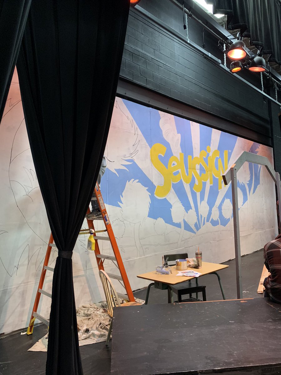 Incredible work by our amazing painter, Ms. Stair! 🎨