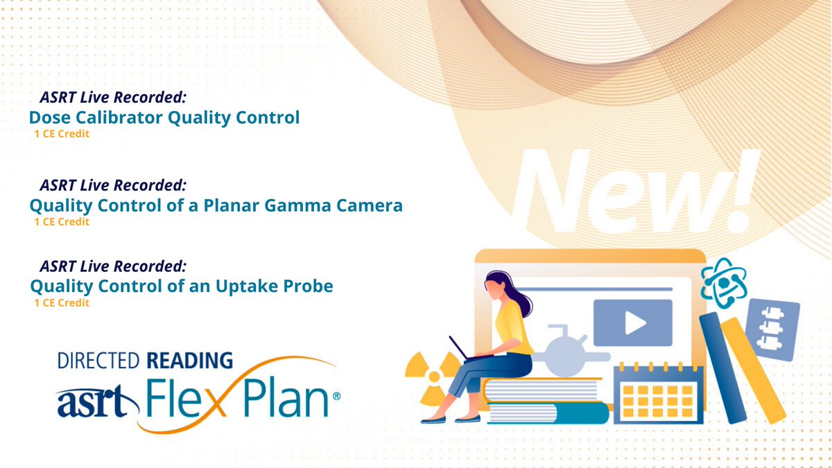 ASRT's tweet photo. New courses were just added to the ASRT Store and the Directed Reading Flex Plan® library. #ASRTWorkingForYou https://t.co/C7GPjNWKq4 https://t.co/VB4oZ9skiw