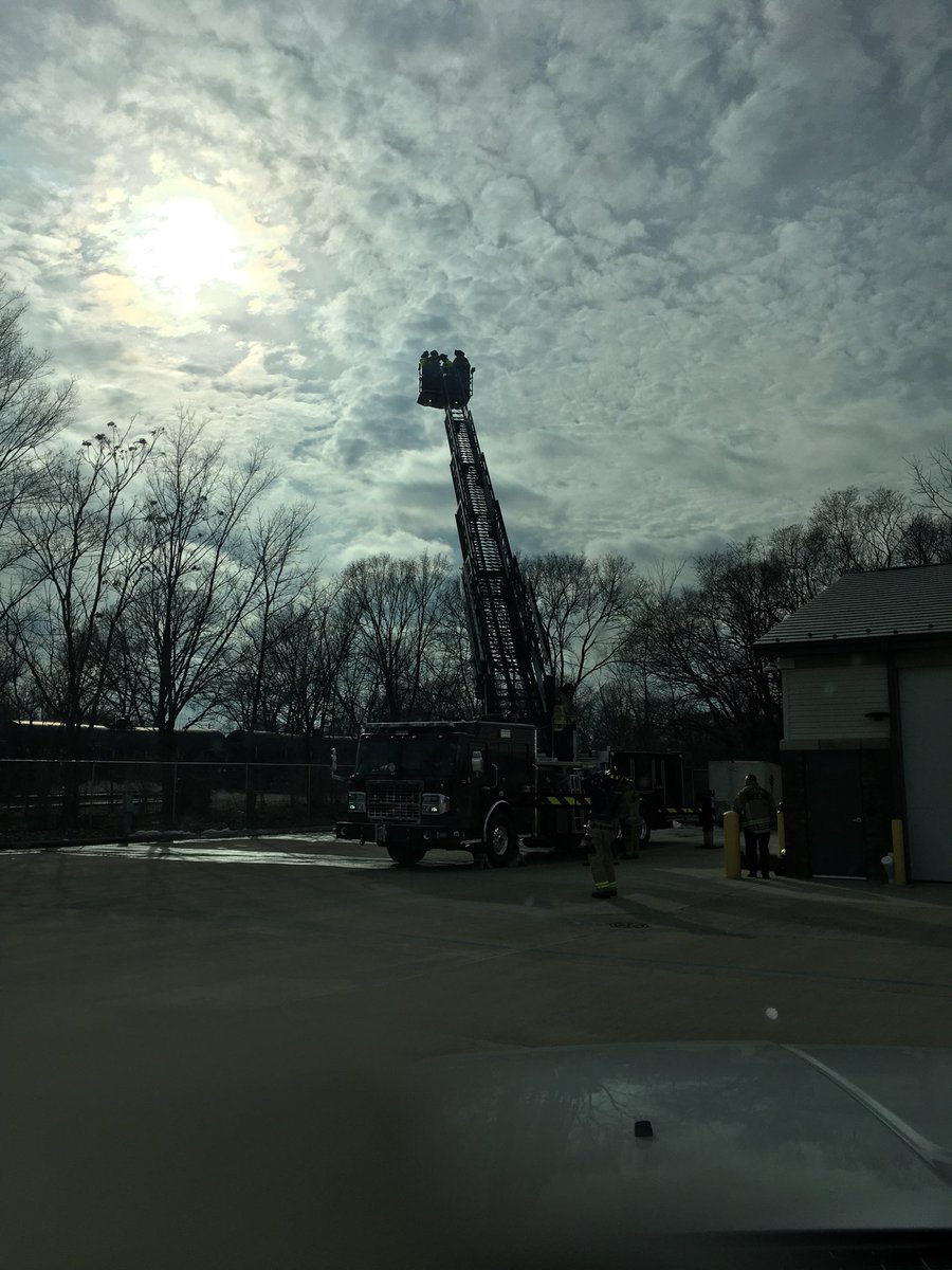 Tower ladder training.