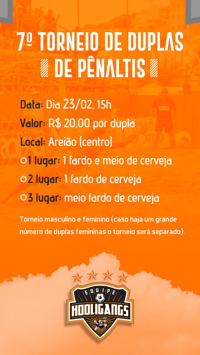 hooligangs2001's tweet photo. A Equipe Hooligangs tem a honra de convidar os seus integrantes, apoios, simpatizantes e rivais para o seu 7º Torneio de Duplas de Pênaltis.  

Mais informações com os integrantes @MatheusEspinoz5 @Vorlivinho @GATO4J4TO @_ohjuninho @iago_abreu e @NatinhoHoo 

Boa sorte a todos. https://t.co/FOlpLmb5rw