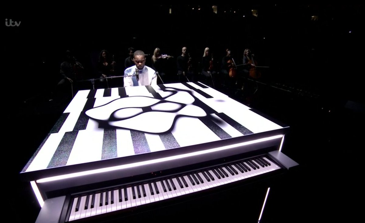 digitalspy's tweet photo. A powerful, incredible, important performance from Dave at tonight's #BRITs https://t.co/x94kYbOSk2