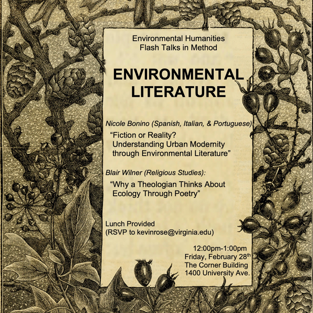 Environmental Humanities at UVa tweet media