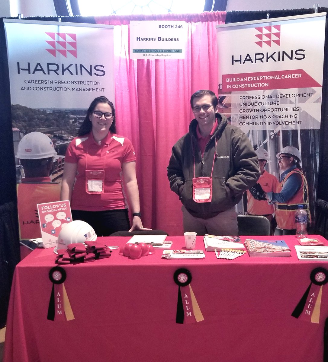 HarkinsBuilders's tweet photo. Harkins is exhibiting at the Spring Career & Internship Fair at @UofMaryland College Park! Stop by our table in the Adele H. Stamp Student Union to learn more about the exceptional opportunities we have available. We're here until 5pm! #buildingexceptional #construction #careers https://t.co/4nCXz04tHP