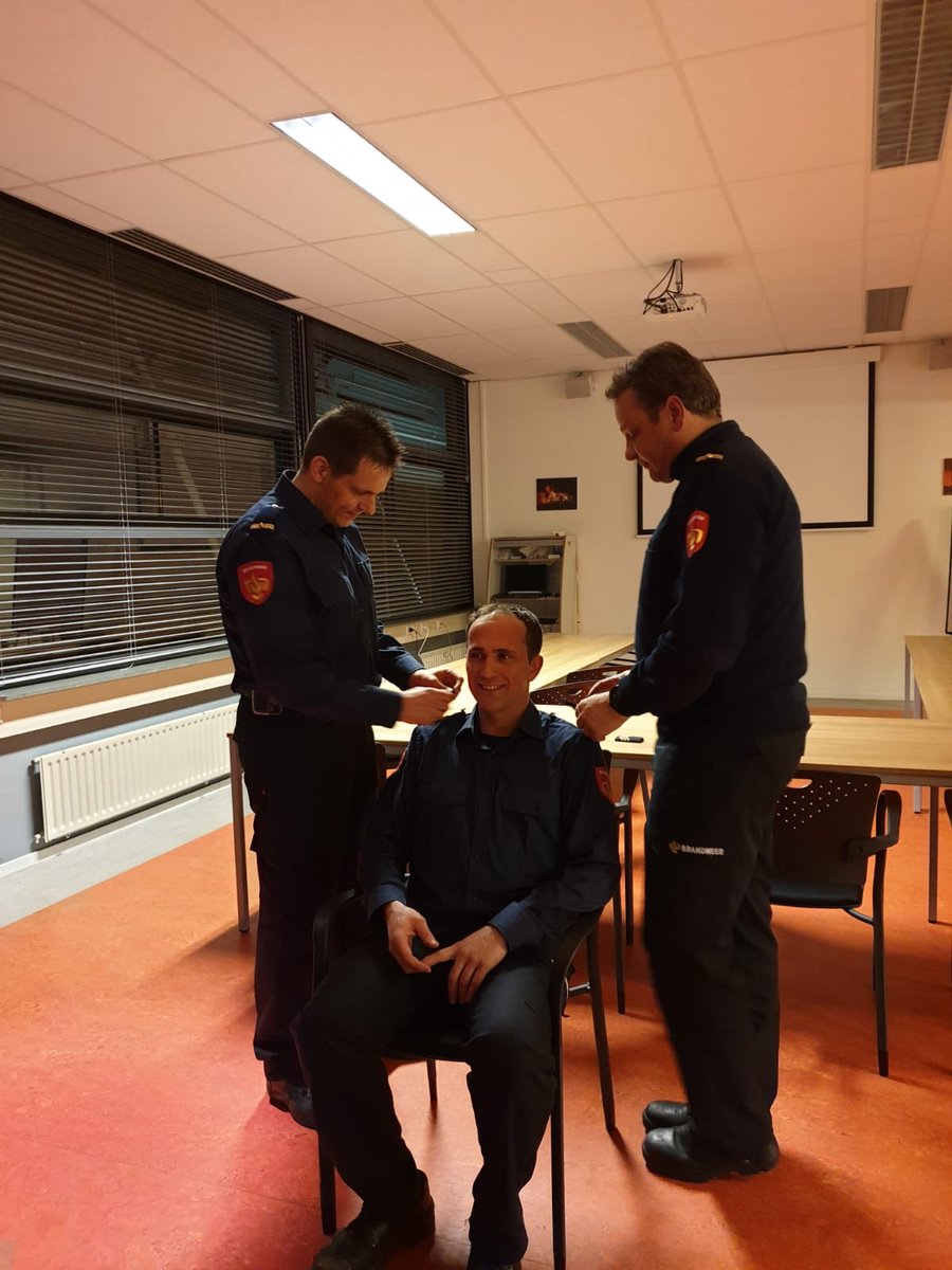 Vanavond is Patrick vd Boogert bevordert als bevelvoerder en Christian Lodder als manschap A! Van harte kanjers