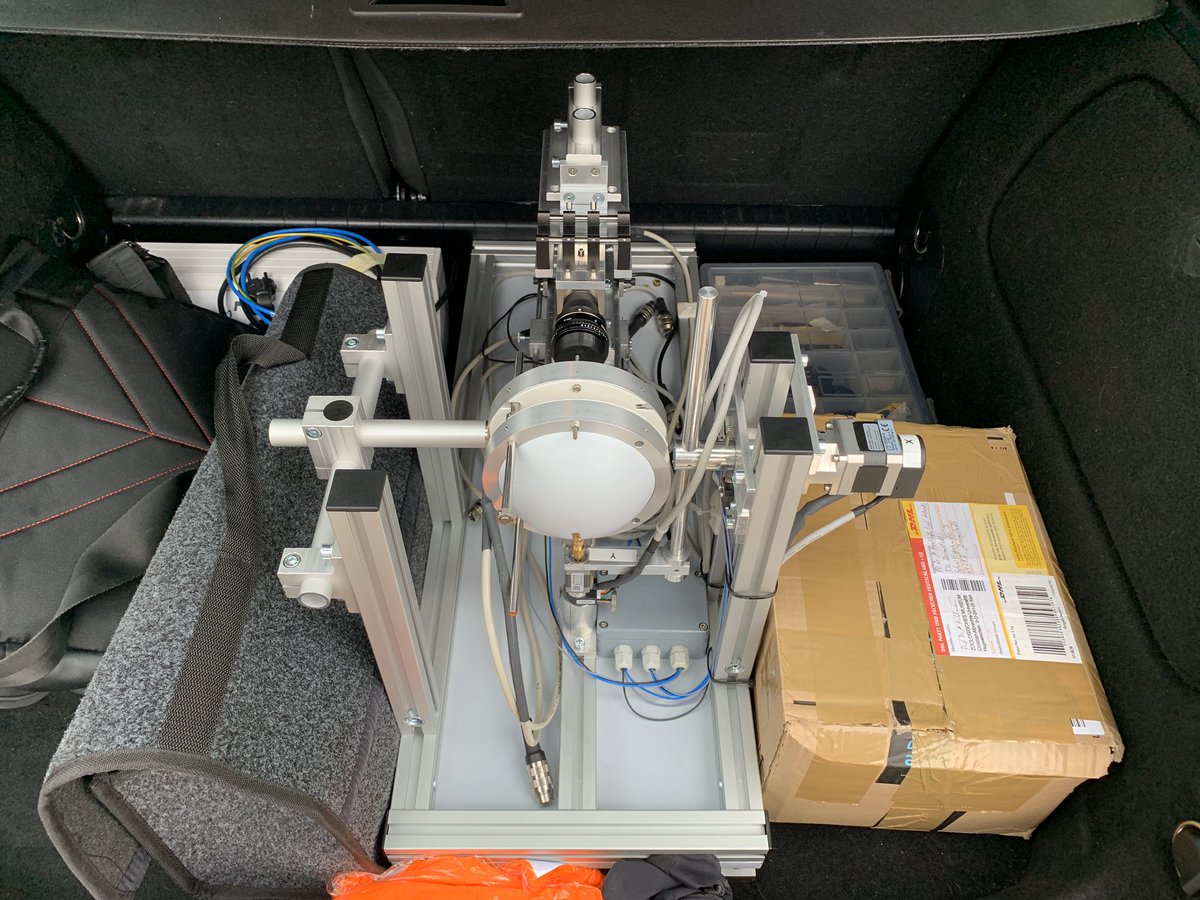 DinardaE's tweet photo. Just arrived at the @ZoolMuseumKiel with their new #disc3d system. Setup tomorrow. Looking forward to see the famous Fabricius insect collection being digitized with our scanner. https://t.co/sk9SY4DPQk