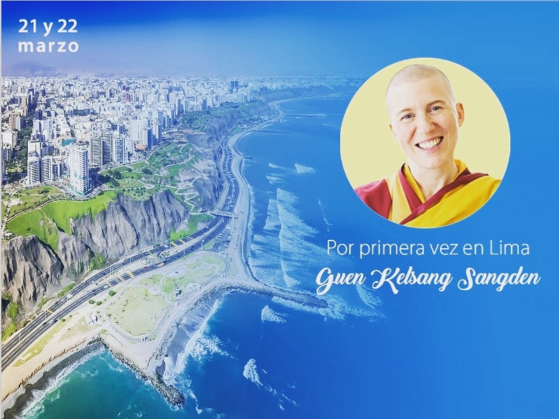 Guen Kelsang Sangden visita por primera vez Perú, el fin de semana del 21 y 22 de marzo estará en Lima y tendremos la oportunidad de recibir enseñanzas especiales sobre cómo mantener una mente apacible a través de la meditación y la practica de las enseñanzas de Buda.