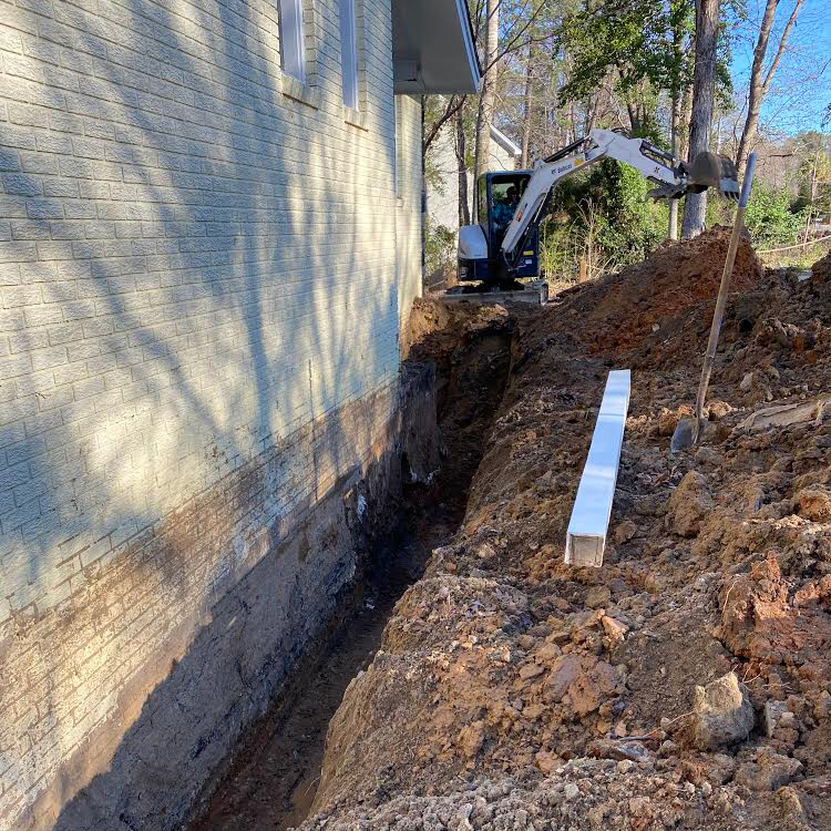 gregorylandscap's tweet photo. We've been working on waterproofing a basement and with all this rain, it couldn't be more necessary. https://t.co/23Zog1rDvV