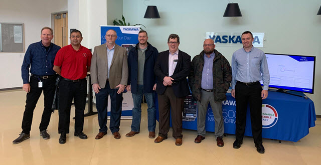 YASKAWA's tweet image. Thank you to our guests from Paradigm Controls of Texas for touring this week. We had a great time showing you each of our facilities, as well as Yaskawa's latest Industrial AC Microdrive, the GA500. #WeAreYaskawa #GA500 #Microdrive #Yaskawa #ParadigmControls @_PCTX