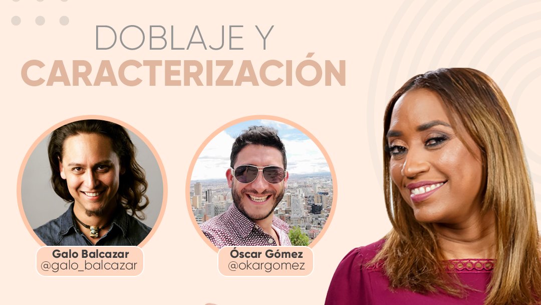 patricialuciano's tweet photo. Hoy tenemos #LIVE nada más y nada menos que con @galbalc y Óscar Gómez. 🎙😍

Estaremos hablando sobre el #Doblaje y la #Caracterización, no te lo pierdas. 🏃🏽‍♀️🏃🏽‍♀️🏃🏽‍♀️ https://t.co/YJE6raWW3d