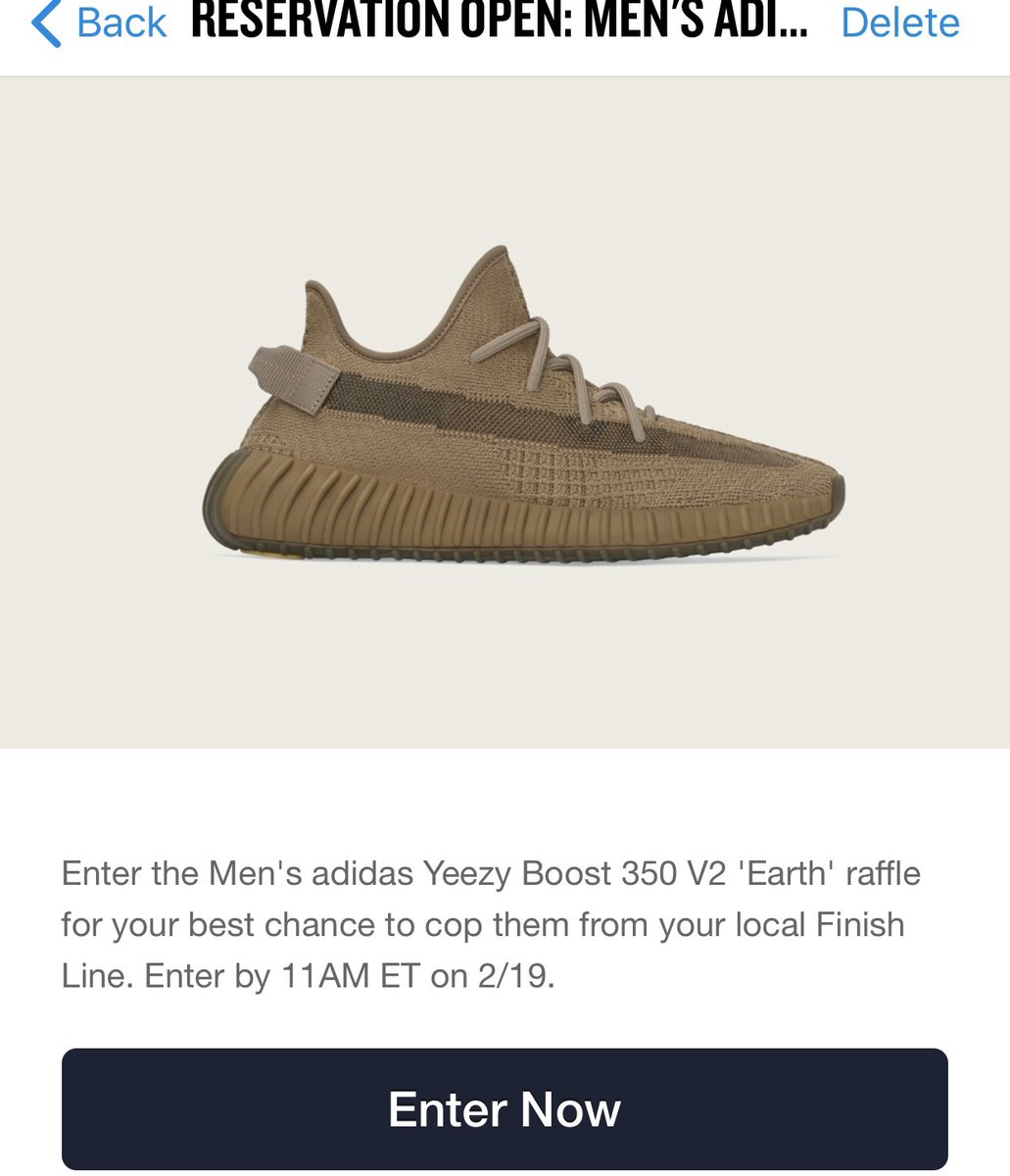 finish line yeezy reservation