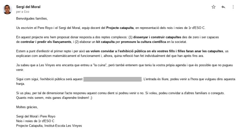 sergidelmoral's tweet photo. Exhibir per aprendre. (1) Fer tangible i discutible l’aprenentatge, (2) augmentar la motivació i (3) potenciar la comunicació amb les famílies i la comunitat educativa. Quan les famílies hi son, #AprendreImporta. #ProjecteCatapulta https://t.co/M9NDqJcUvB