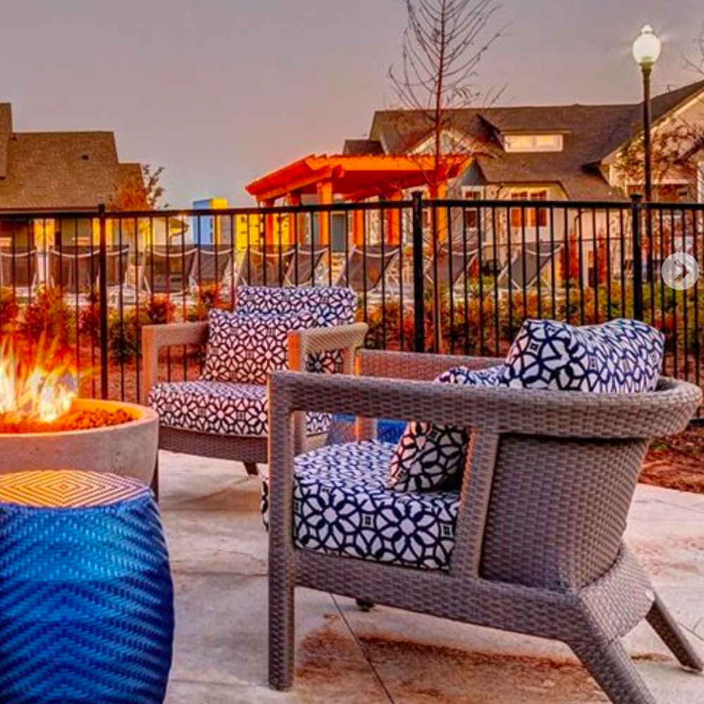 kannoaoutdoor's tweet photo. Beautiful project from @dobbins_group #creeksideatprovidence #kannoa_outdoor #southbeachcollection #congo #winterwarmup https://t.co/Y6fkj4r9JA