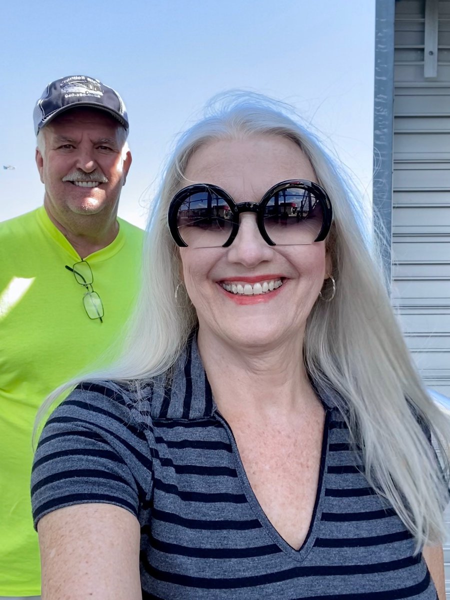 EKCofAvonlea's tweet photo. Me and my husband at the 2020 #NASCAR #DAYTONA500. 🏁 We weren’t actually planning to go this year but were in town and decided at the last minute to go. Got some great seats, and it was a great race, all except for the crash on the final lap.  Congrats to #DannyHamlin https://t.co/jYH2kEAZm6