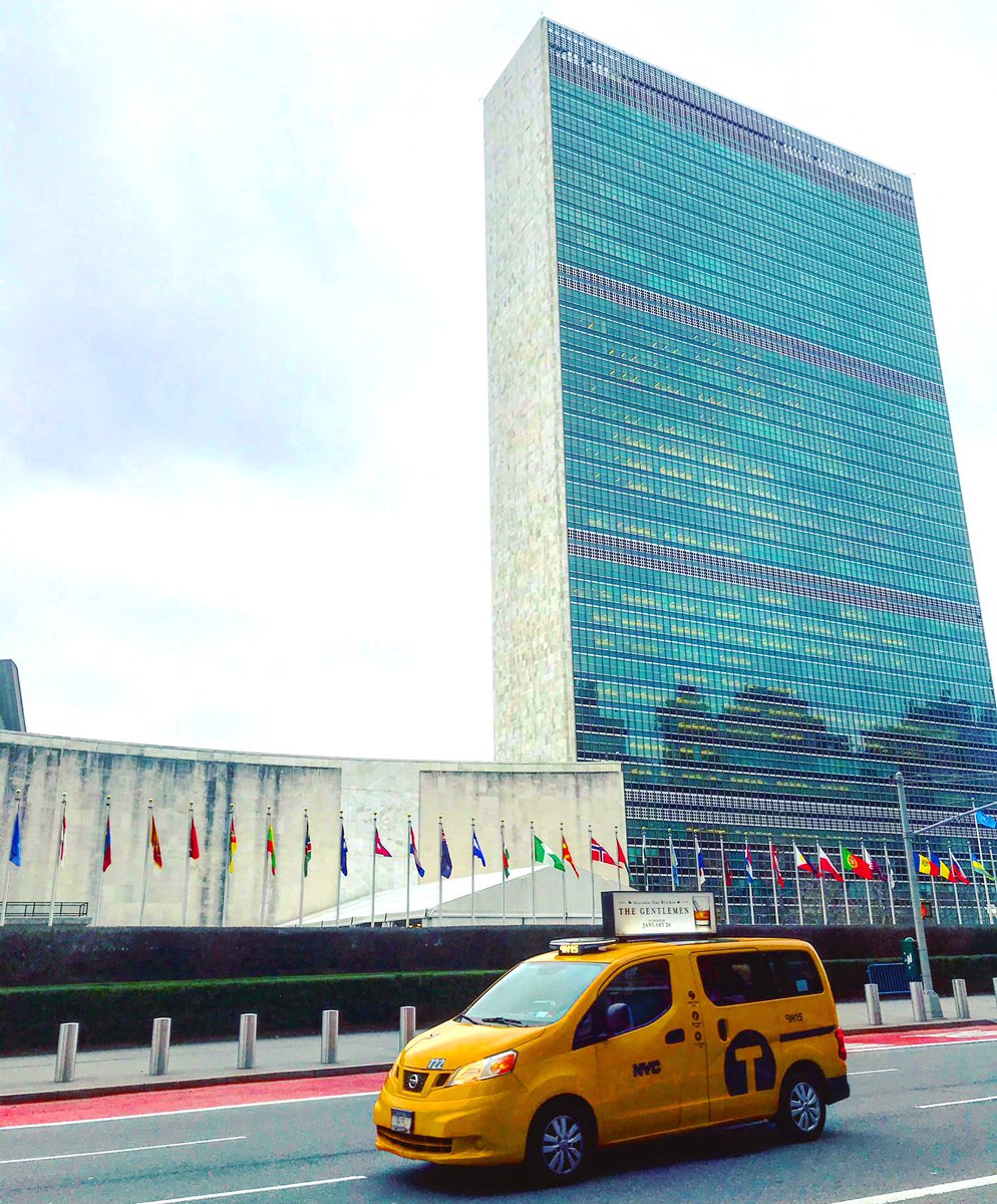 Stop 15 on the #DowntownTour will not disappoint 🚕🙌🏼 #UnitedNations