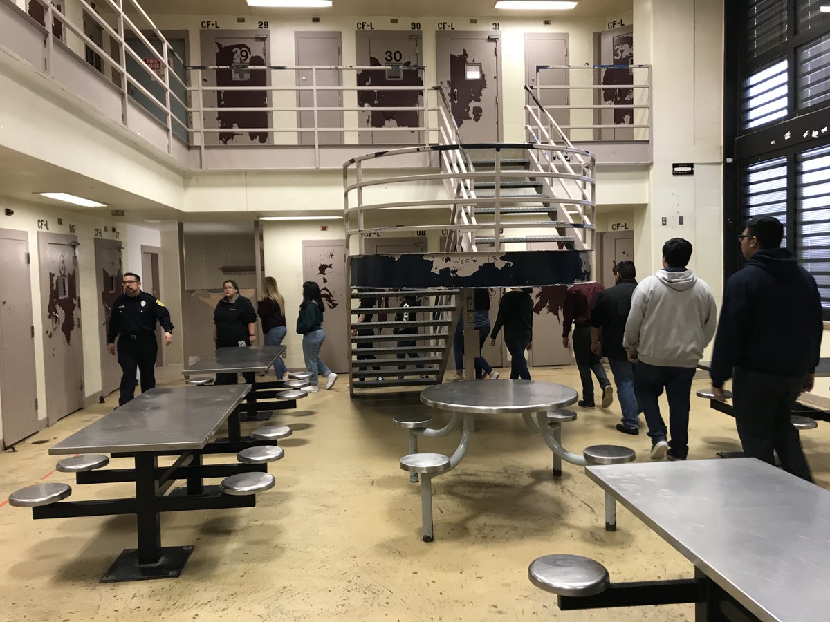 NicoleEEsparza's tweet photo. Mr. Martinez's @JFKennedyHighS @EISD_CTE Criminal Justice scholars visited @BexarCoSheriff Office today! Thank you for hosting our @EISDofSAscholars during #SAWorks Job Shadow Day! #EdgewoodUnited #EdgewoodProud #DetailsMatter https://t.co/LO7THuS599