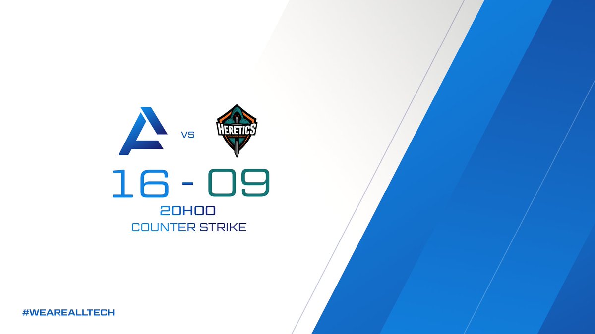 Alltechgg's tweet photo. Très belle victoire en ECN ! ⚪️🔵
Nous sommes donc en 9 - 0 en ECN Div 2 !
@Derly_CSGO
@ZeinyhCsgo
@Reaz_csgo
@madcGO
@drqkoN
@Alltechgg 16 - 09 vs @TeamHeretics
- #ECNDIV2
📺 - Merci à
@Thaule4 pour le cast
#WeAreAlltech 🔵⚪️ https://t.co/zBSUS9D6RI