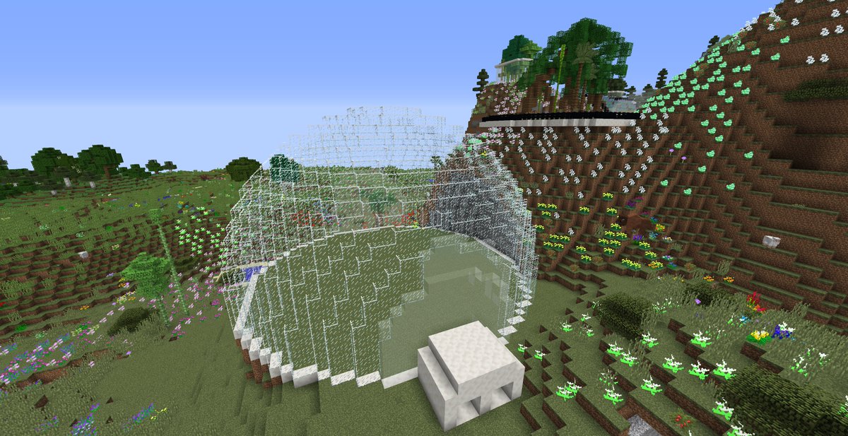 ThatMamaWitch's tweet photo. @VintageBeefLP lastly these are the marmosets, the wip aviary dome, the wip underwater tunnel for the aquatic animals, and an overview of our current zoo
#buildingazoo
@VintageBeefLP https://t.co/hkBGxjPUKA