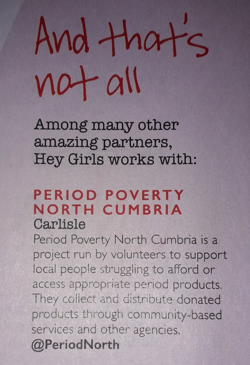 Period Poverty North Cumbria tweet media