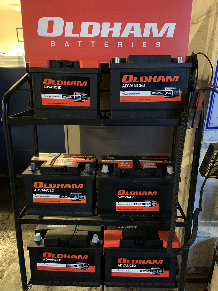 BurnhamMotors's tweet photo. Up to 25% OFF all Oldham stock batteries &amp; we have a wide range of tyres in stock too. Call 01328 738387 for a quote or to book. #Offers #Batteries #Tyres 🚗 https://t.co/BLvPfFA1Rc