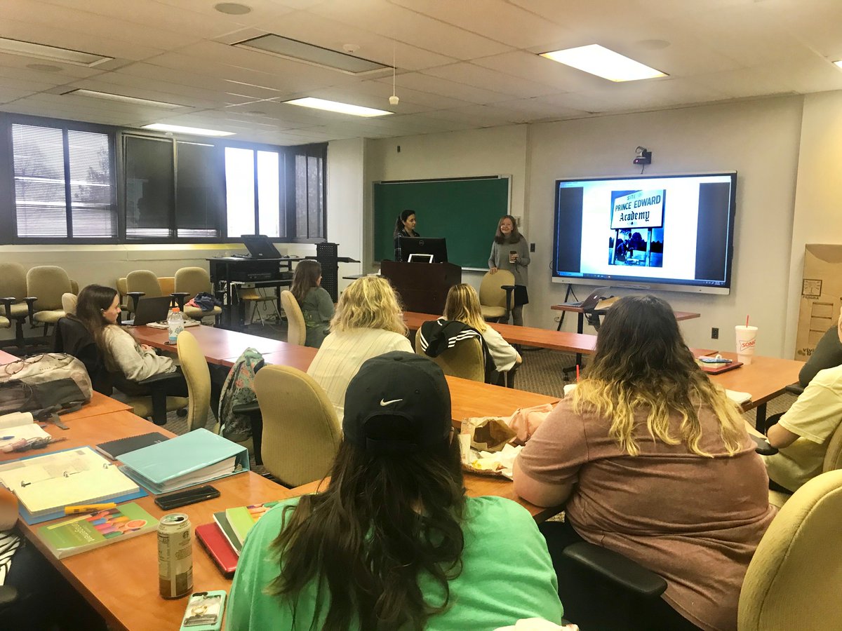 DeltaStateTELR's tweet photo. Today in #CEL393, Classroom Management, Mississippi Writer Ellen Ann Fentress led a discussion about Academy Stories, her online project about private schools established in the South. #DSUElemEd 

https://t.co/9bXwE0C9Ug https://t.co/tMrzI1JA81