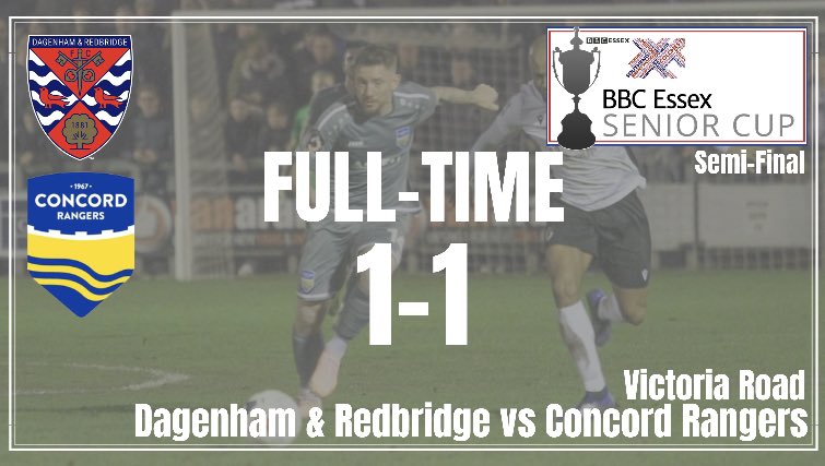 ConcordRangers's tweet photo. FULL-TIME
We go straight to penalties https://t.co/4yL8WwFCBD