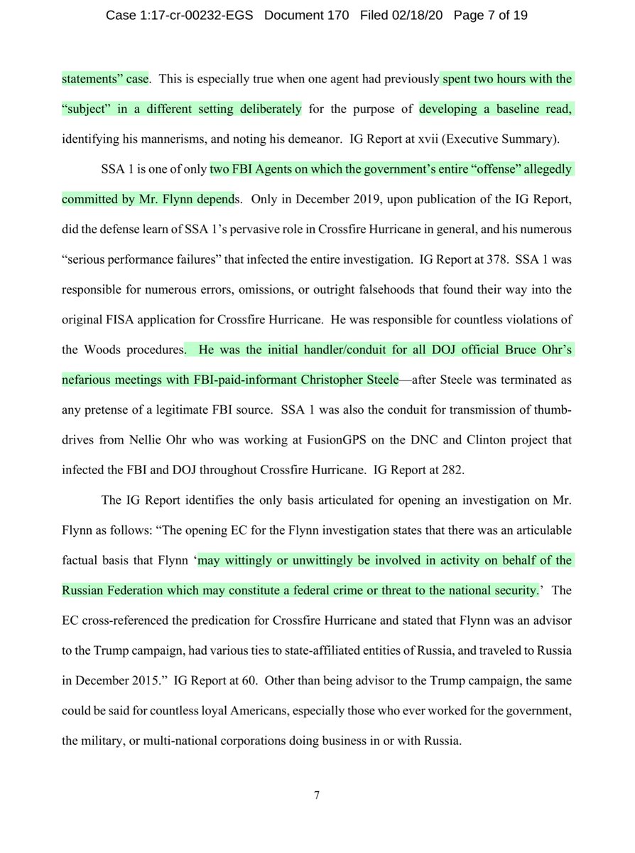 I’m embarrassed for Qanon-Flynn“.at every turn in...an unfathomable abuse of power by persons at the highest levels of the FBI and ..Justice... veritable litany of government misconduct here that is “outrageous” or “grossly shocking” and mandates dismissal of this prosecution.”