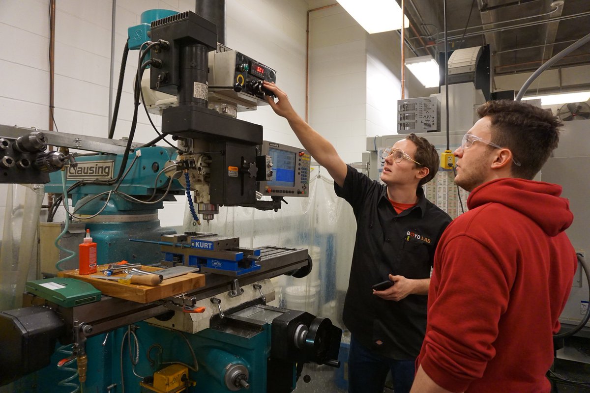 CycloneRocketry's tweet photo. The manufacturing process is in full swing for Cyclone Rocketry! A lot has happened during this past week. There have been layups for couplers, machining parts for air brakes, finocyl grains for testing, and the main parachute has been sewn together!

#CyRoc2020 #CyRocRecap https://t.co/zX7pAyVlbY