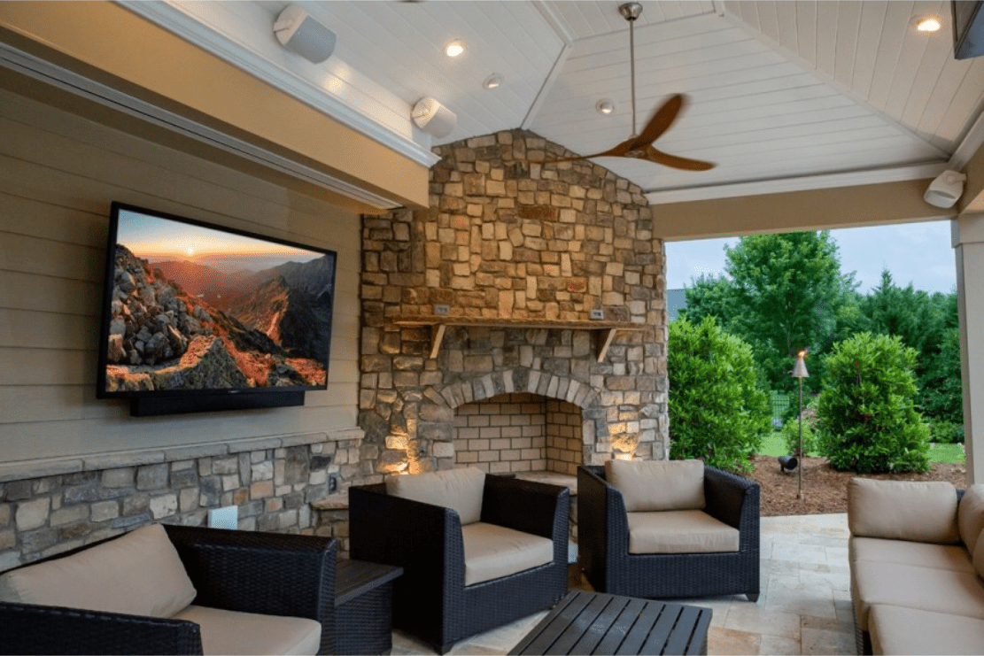 Get the party going this summer with Seura Outdoor TVs, available at The Sound Room! ☀️