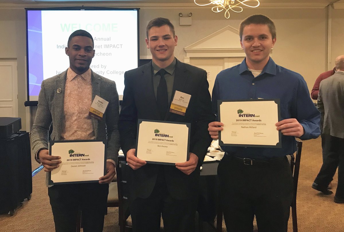 PepperConstruct's tweet photo. We're incredibly proud of 2019 summer interns Darien Johnson, Ben Awana and Nathan Millard for being finalists for Intern of the Year at the Indiana IMPACT Awards today! Each one has shown initiative, leadership and a willingness to learn at Pepper. Congratulations! #INImpact https://t.co/ZDxxAscowj