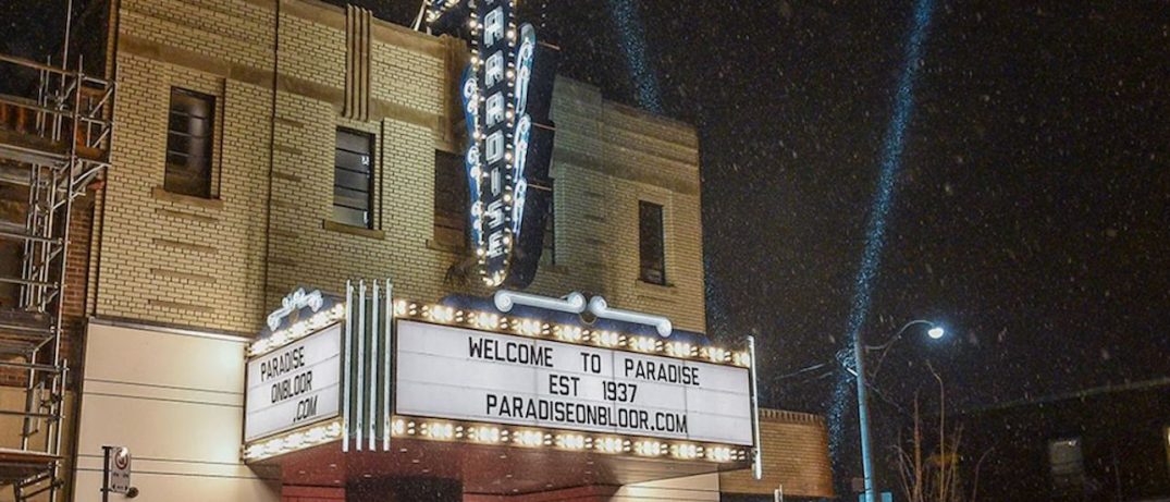 VentureDH's tweet photo. Paradise Theatre claims #Cineplex stops them showing new movies https://t.co/S9aD5bf1PD https://t.co/jJTlm2FEnr