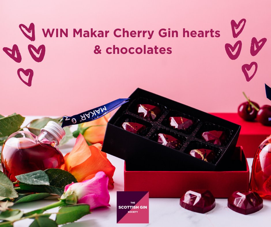 WIN GIN! If you or a friend were disappointed with Valentines Day, here's your chance to cheer yourselves up with @MakarGlasgowGin Cherry Gin & @SugarsnapChoc!
To enter follow Makar Gin, read about the gin at https://buff.ly/2GBblCw and comment!
Winner drawn 23/2. Over 18s only.