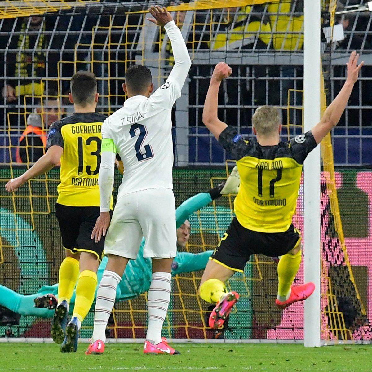 bwin's tweet photo. Erling Braut Haaland is the first player to score for two clubs in the same Champions League season🏅 https://t.co/CBbfEgfDMM