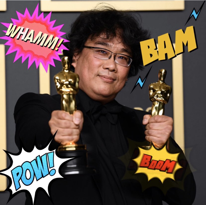 HopwoodFilms's tweet photo. We love you Bong Joon Ho ! https://t.co/5EH7FRDMhm