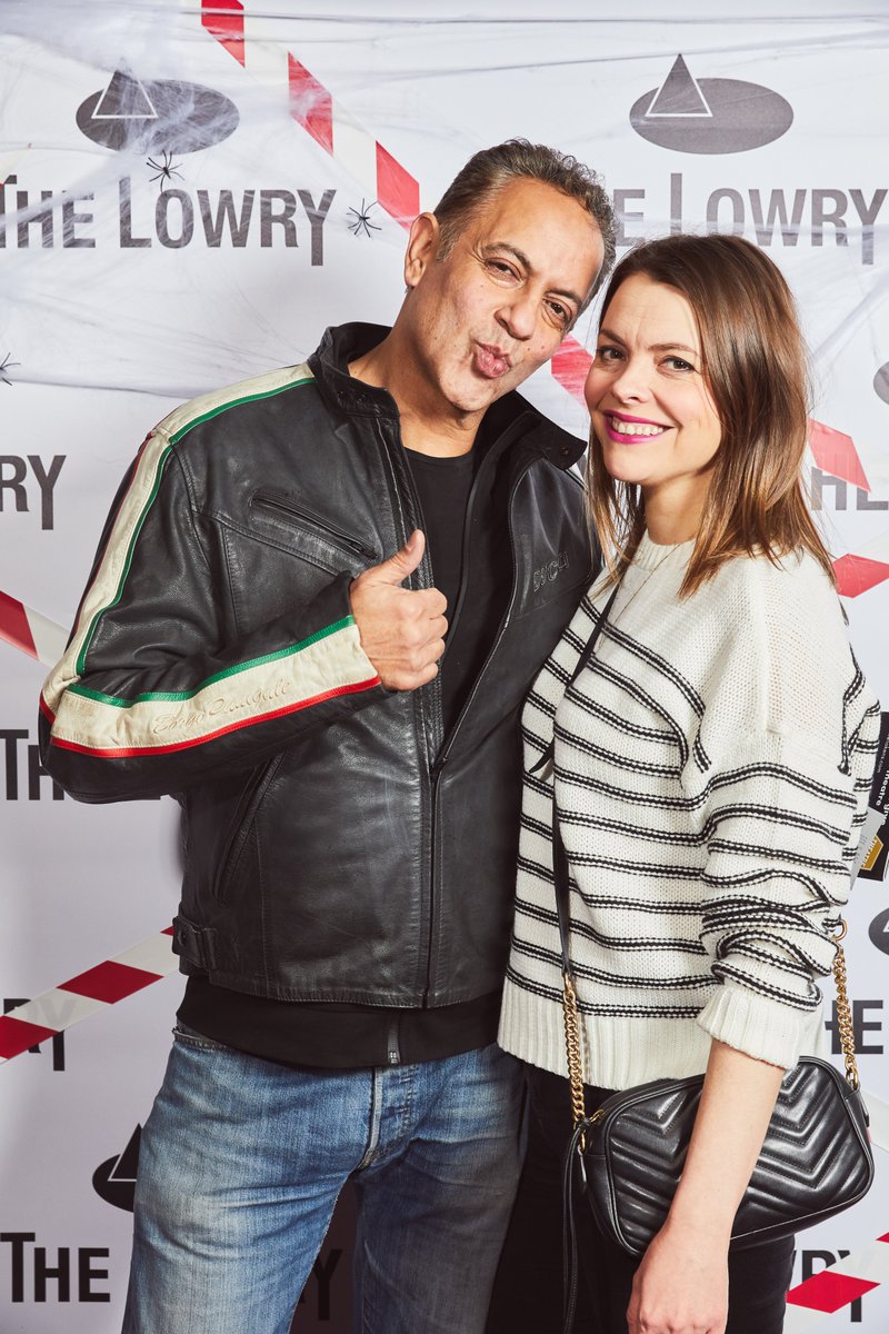 Alison King, <a href="/kateford76/">kate ford</a> &amp; <a href="/GimmeJimmi/">Jimmi Harkishin</a> providing each other with some much needed moral support before braving <a href="/GhostStoriesUK/">Ghost Stories</a> 😱