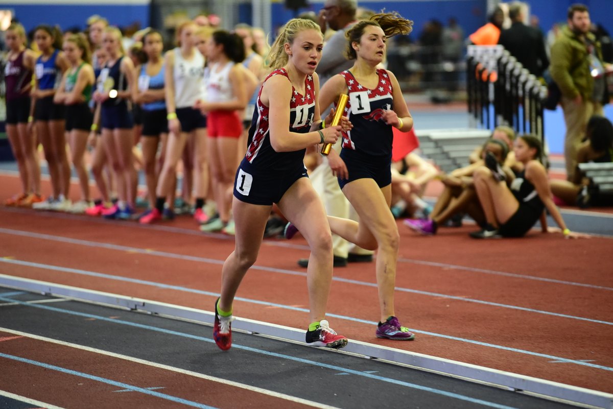 The <a href="/NHS_Patriots/">Northern HS Patriots</a> girls dip just under 9:50 to win the 3A girls 4x800 title! <a href="/NHSCoachDawson/">Coach Dawson</a> WATCH #MDStateMeetLIVE --> md.milesplit.com/articles/275499