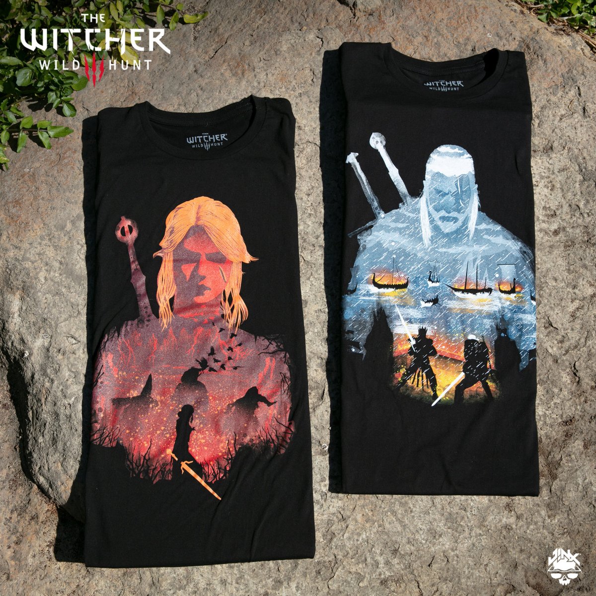 J Nx On Twitter Two Of The Most Iconic Fights From The Witcher 3 Now Embodied In Tee Form Grab Both Our Geralt Vs Eradin And Ciri Vs The Crones Tees Today To