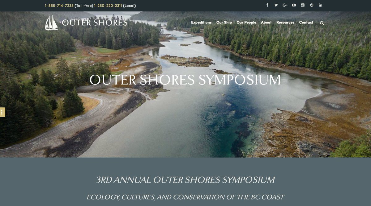 BamfieldMSC's tweet photo. If you are interested in ecology, cultures, &amp; conservation of the BC Coast, check out the @OuterShores 3rd Annual Symposium, this weekend in Victoria, BC. 
https://t.co/N1Vk2QQc2j https://t.co/sjMSd8ec0J