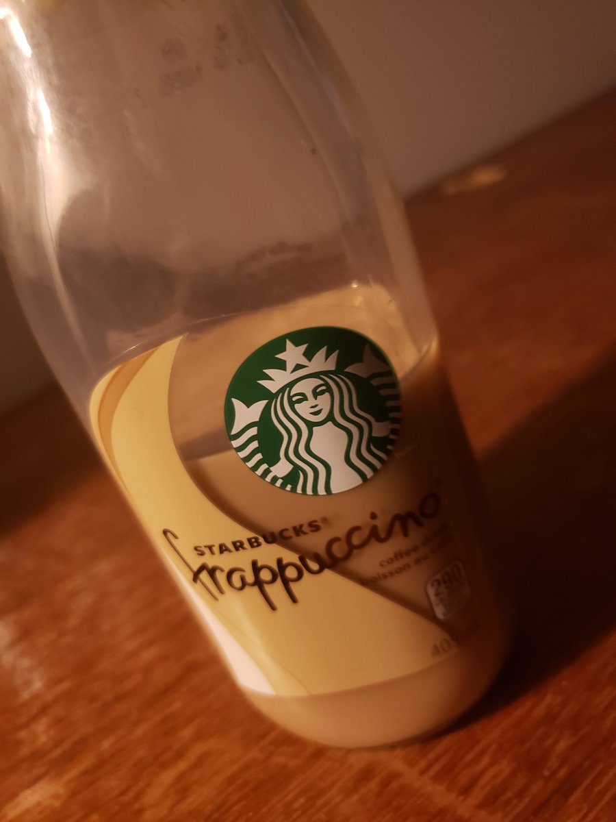 im drinking  my Starbucks  coffee  and its vanilla