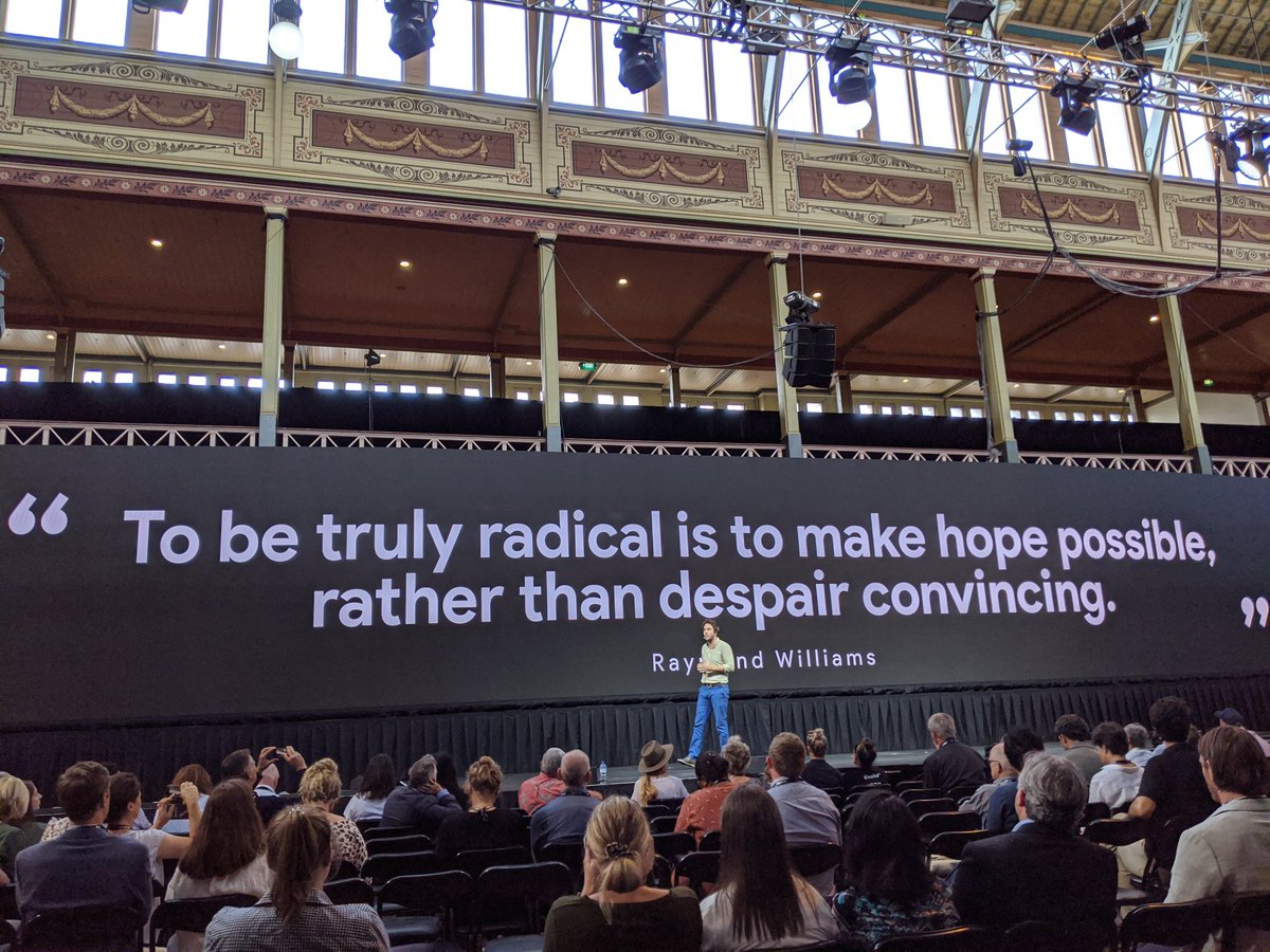 WesMoss_AgEng's tweet photo. Great talk by filmaker @damongameau at #evokeAG  "we need to change the stories we tell" https://t.co/VXUz1HaEAI