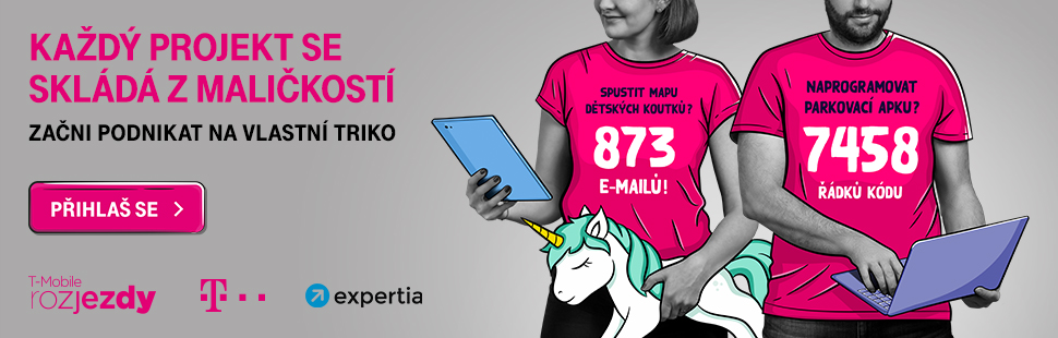ExpertiaDigital's tweet photo. Připomínáme, že už zbývá jen necelý týden pro podání přihlášek do T-Mobile Rozjezdů! 😉 Rozjeď to na vlastní👕 a přihlaš se na 👉 https://t.co/hZFbYjK3YK https://t.co/8Cqcw0pqYe