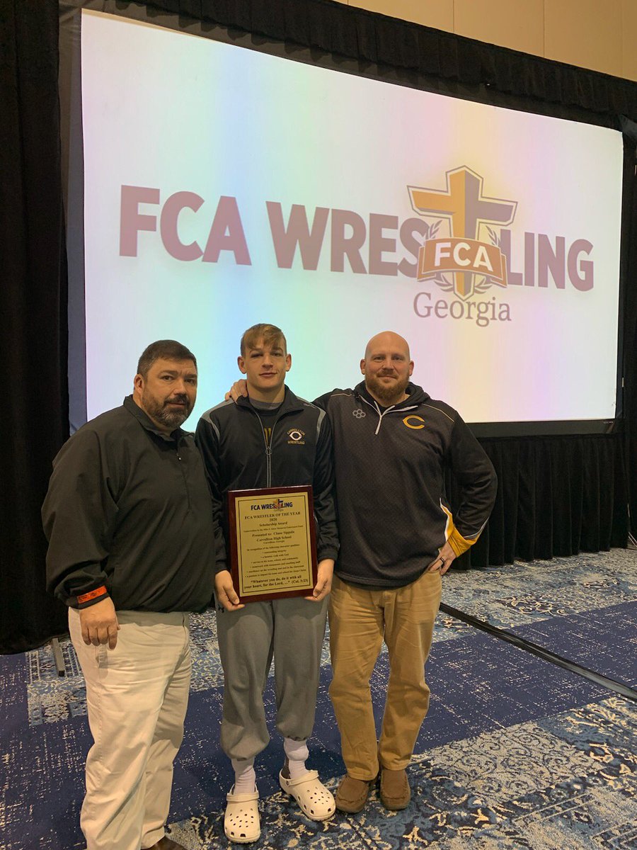 <a href="/FCAWrestling/">FCA Wrestling</a> Georgia wrestler of the year @chasip__12 there is no one more deserving. Integrity, character and a relationship with Jesus. That’s Chase Sippola. #ChooseRight <a href="/TGeorgianSports/">Times-Georgian Sports</a> <a href="/Trojan_Sports/">TrojanSports</a> <a href="/SeWrestle/">SEWrestle</a> <a href="/GeorgiaGrappler/">Georgia Grappler</a> @CGAWrestling <a href="/ArmyWP_Wres/">Army Wrestling</a> @Brown_Wrestling