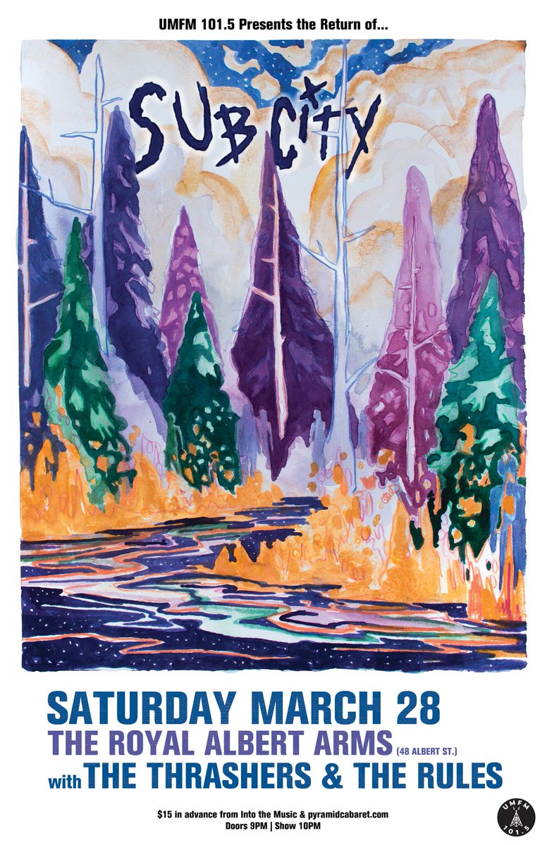 Announcing SubCity returns part two! Live <a href="/royalalbertarms/">Royal Albert Arms</a> with <a href="/ThrashersFoReal/">The Thrashers</a> and #therules!! Awesome.