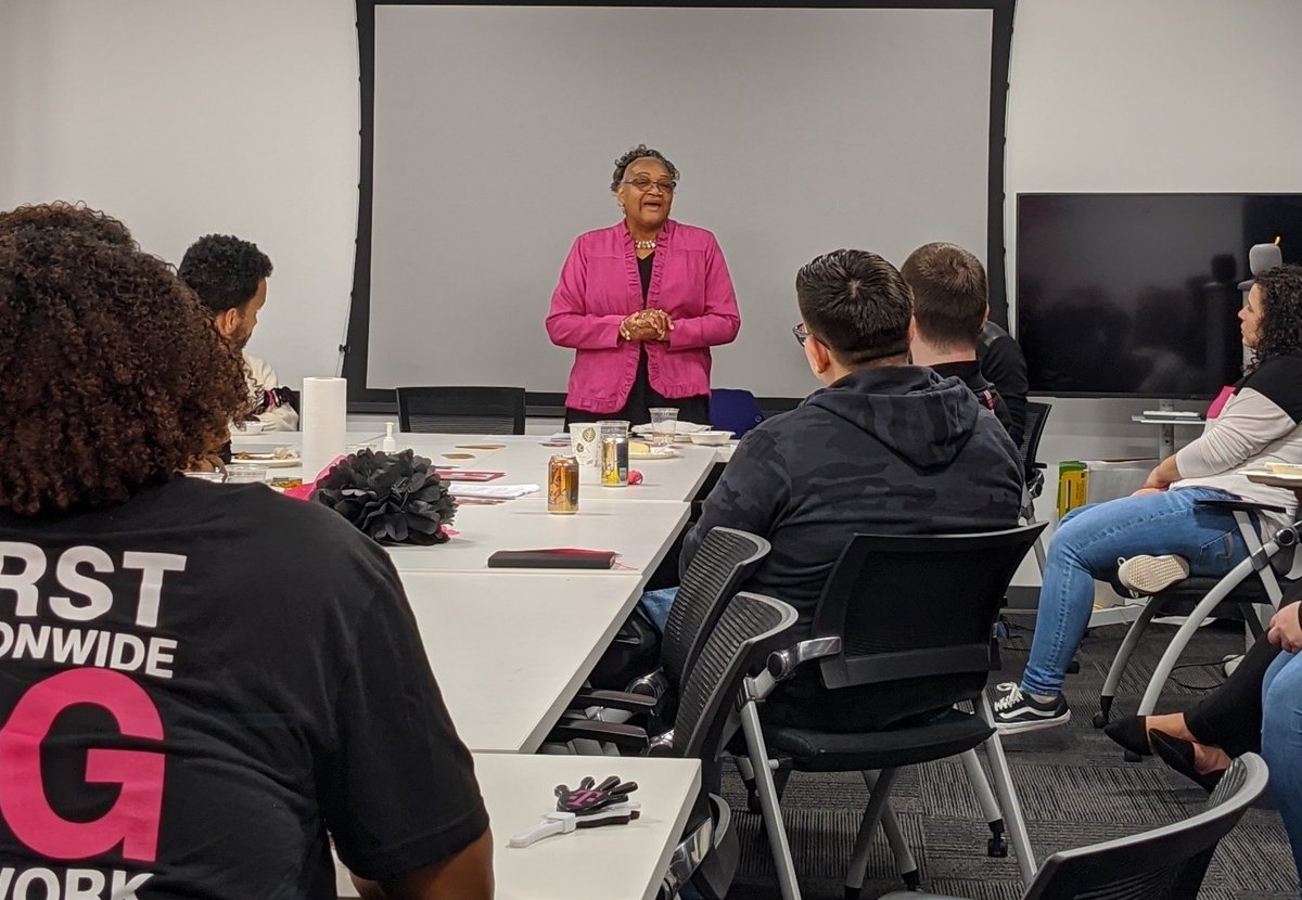 tglover187's tweet photo. My mom @gloverlorraine3 came to our Black History Month event and dropped some serious knowledge and perspective!
@thayesnet
#ThankYou
#YouMatterYouCount
#BlackHistoryMonth https://t.co/tYOAyEzrrT