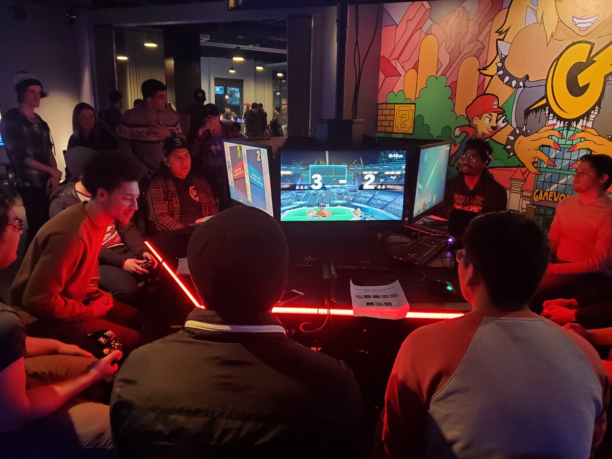 GWeSportsSCH's tweet photo. Tonight at @GWeSports Schaumburg
Join us for our FREE weekly event
#FightingGameWorks No. 48
Free Brackets for Smash Ultimate, Melee, Tekken 7 & more!
601 N. Martingale Rd.
Suite 115 Schaumburg, IL
#GameWorks https://t.co/0OY0qsPnic