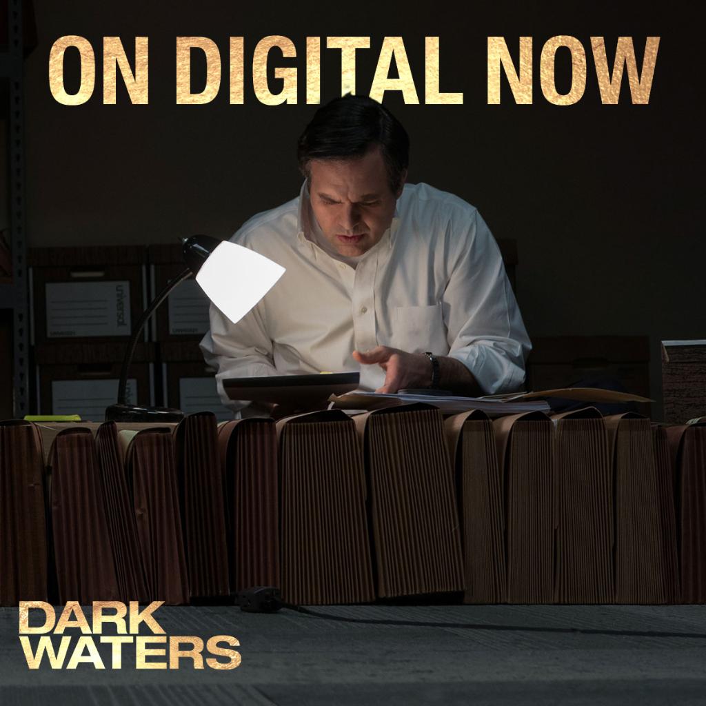 "A gripping, passionate thriller about the water we drink and the air we breathe. Dark Waters is surprisingly direct and absolutely necessary." – Film Comment. The only way to watch #DarkWaters, on Digital now. 

#DarkWaters
Digital now
Blu-ray 3/3
uni.pictures/DarkWaters